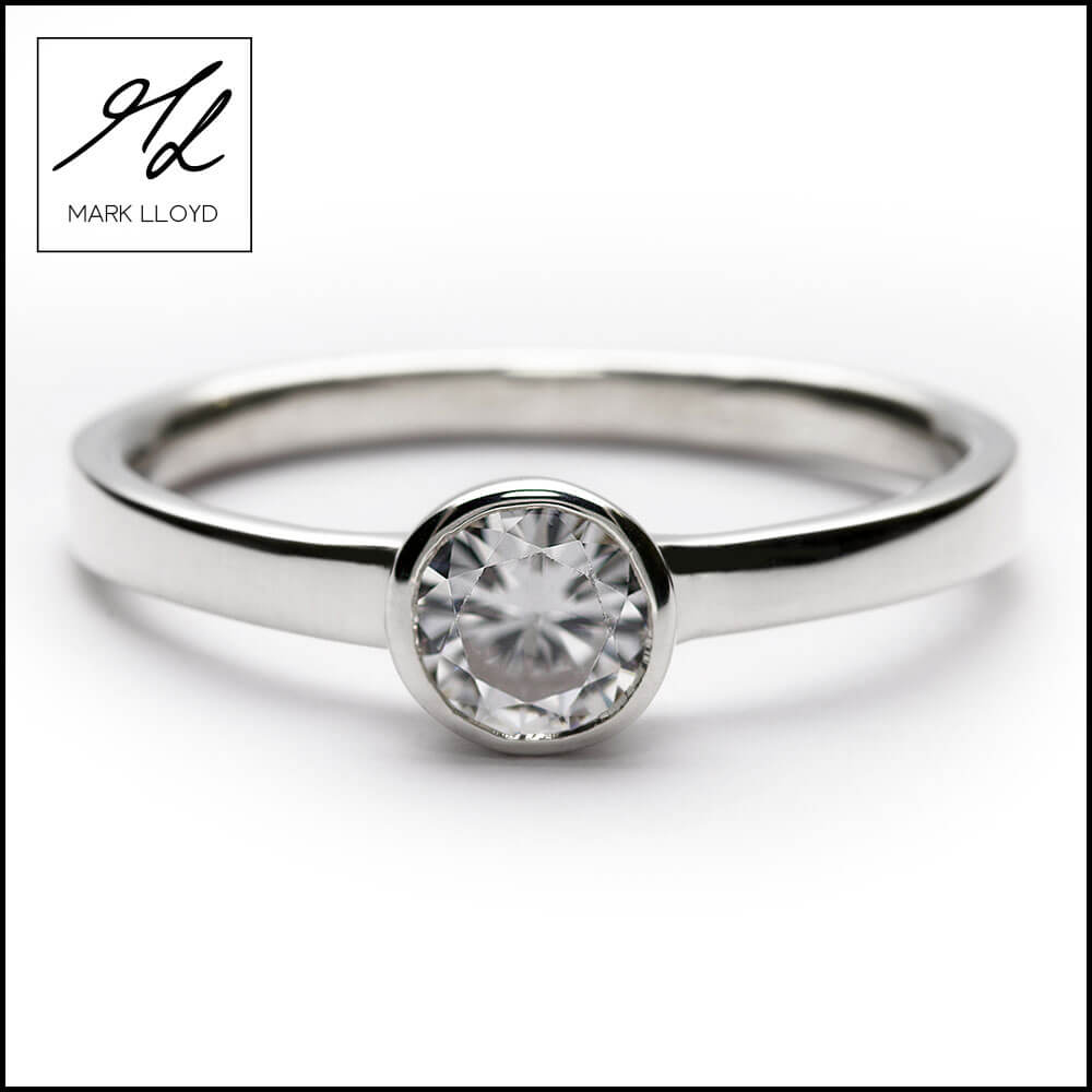 CLEAR CUBIC ZIRCONIA RING